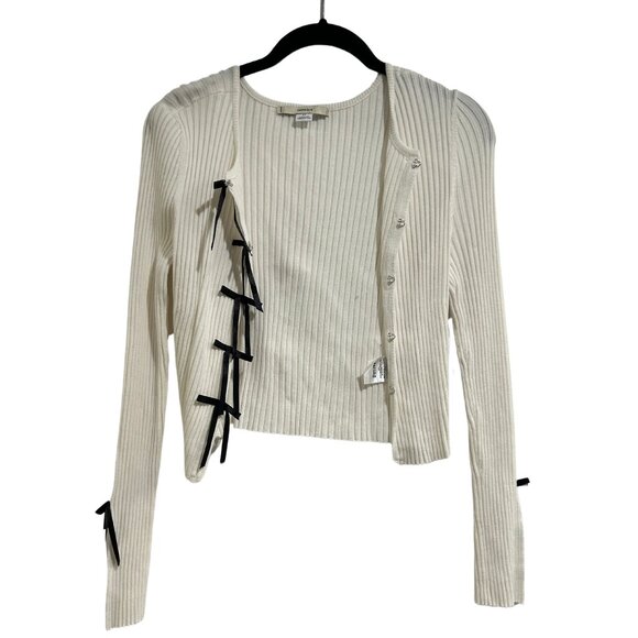 Kimchi Blue Peyton Bow Cardigan - Picture 2 of 3